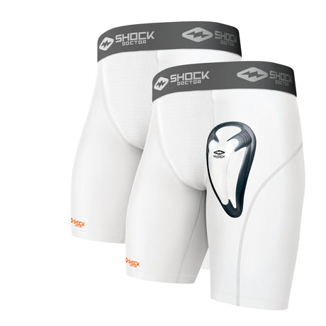 Shock Doctor 2pack Core Compression Short with BioFlex Cup Shock Doctor