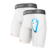 Shock Doctor 2pack Core Compression Short with BioFlex Cup Shock Doctor