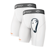 Shock Doctor 2pack Core Compression Short with BioFlex Cup Shock Doctor