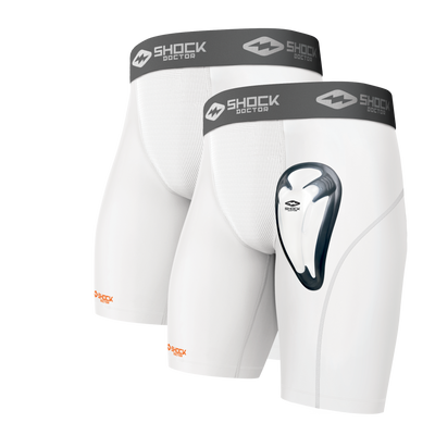 Shock Doctor 2pack Core Compression Short with BioFlex Cup