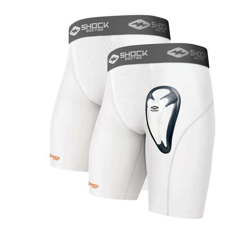 Shock Doctor 2pack Core Compression Short with BioFlex Cup