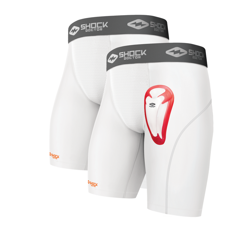 Shock Doctor 2pack Core Compression Short with BioFlex Cup