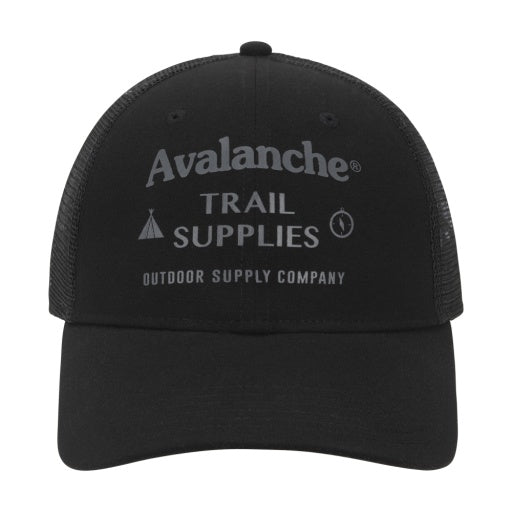 Avalanche Trail Heathered Adjustable Trucker Cap Avalanche
