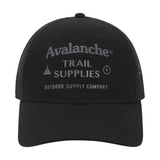Avalanche Trail Heathered Adjustable Trucker Cap Avalanche