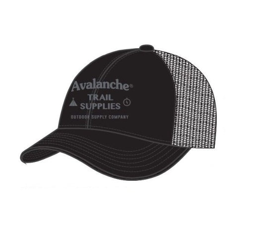 Avalanche Trail Heathered Adjustable Trucker Cap Avalanche