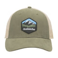 Avalanche Mountain Peak Adjustable Trucker Hat Avalanche