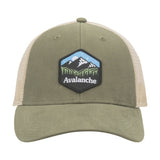 Avalanche Mountain Peak Adjustable Trucker Hat Avalanche