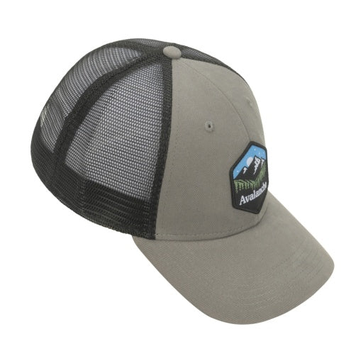 Avalanche Mountain Peak Adjustable Trucker Hat Avalanche