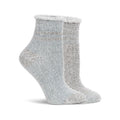 Lemon Women's 2 Pack Roll Over Cuff Anklet Socks Lemon