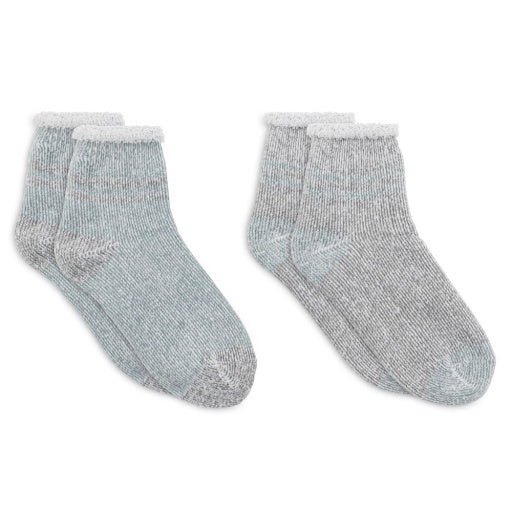 Lemon Women's 2 Pack Roll Over Cuff Anklet Socks Lemon