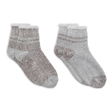 Lemon Women's 2 Pack Roll Over Cuff Anklet Socks Lemon