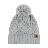 Champion Women's Diamond Cable Cuff Pom Beanie Unisex Accessories Hats & Caps