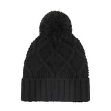 Champion Women's Diamond Cable Cuff Pom Beanie Unisex Accessories Hats & Caps