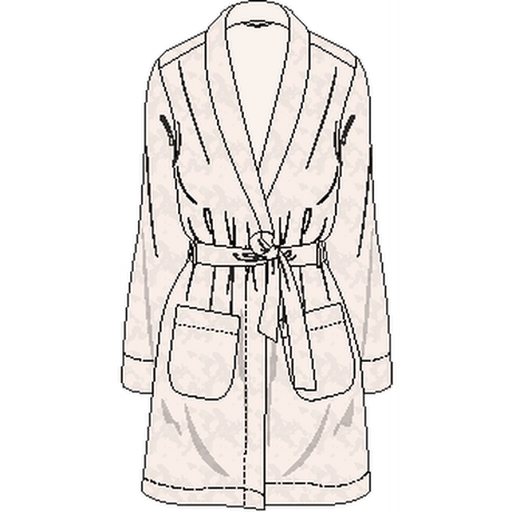 Lemon Women's Plush Fleece Robe Lemon