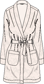 Lemon Women's Plush Fleece Robe