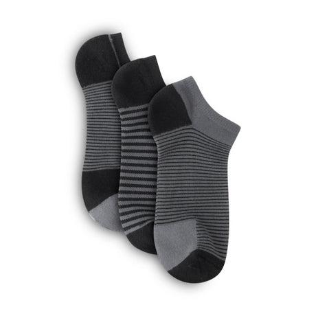 Lemon Women's 3 Pack Runner Powder Ribbed No Show Socks Lemon