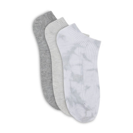 Lemon Women's 3 Pack Non Terry Plant Dyed Low Cut Socks Lemon