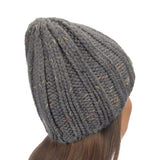 Lemon Women's Speckled Chucky Ribbed Beanie Lemon