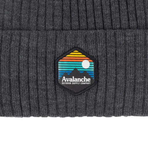 Avalanche Sunset Cuff Rib Beanie-3