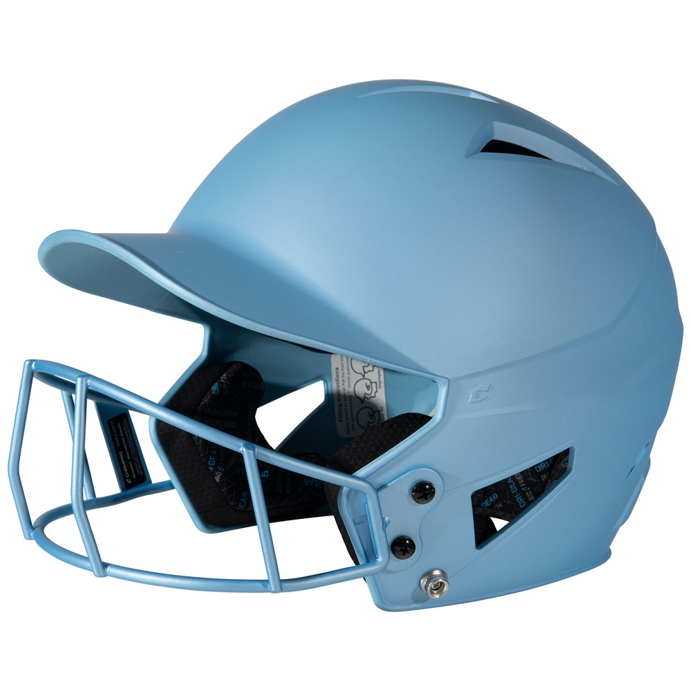 Champro Senior HX Matte Softball Batting Helmet with Facemask