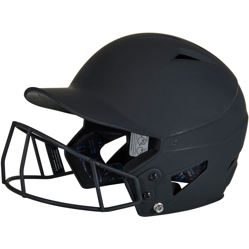 Champro Senior HX Rise Batting Helmet with Facemask Matte Finish