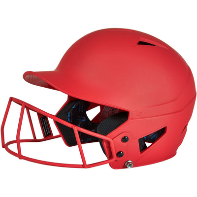 Champro Senior HX Rise Batting Helmet with Facemask Matte Finish