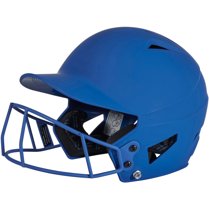 Champro Senior HX Rise Batting Helmet with Facemask Matte Finish