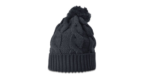 Richardson Chunk Twist Knit Beanie with Cuff & Pom Richardson