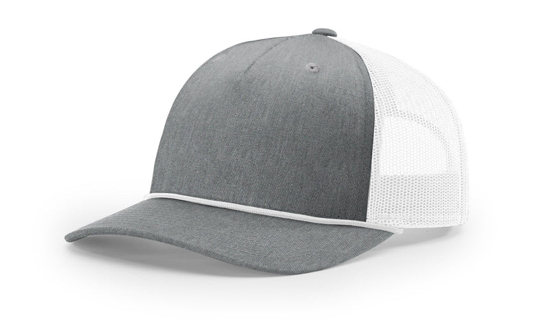 Richardson Five Panel Trucker with Rope Hat