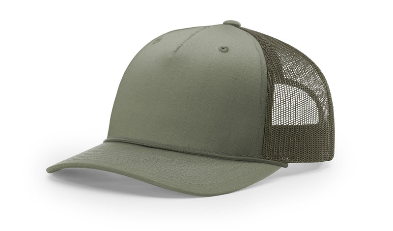Richardson Five Panel Trucker with Rope Hat