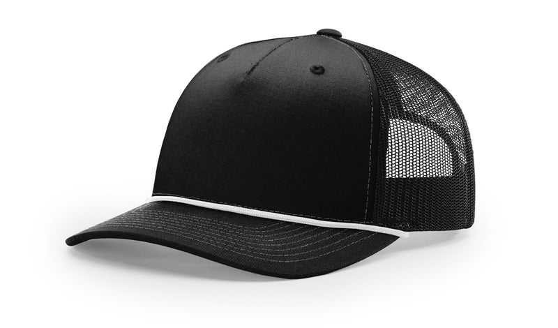 Richardson Five Panel Trucker with Rope Hat