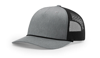 Richardson Five Panel Trucker with Rope Hat