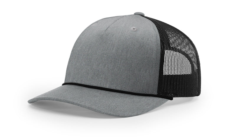 Richardson Five Panel Trucker with Rope Hat