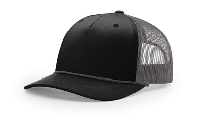 Richardson Five Panel Trucker with Rope Hat