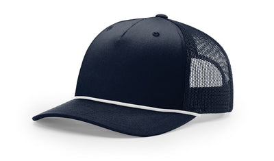 Richardson Five Panel Trucker with Rope Hat
