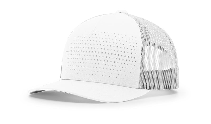 Richardson Laser Cut Five Panel Trucker Hat