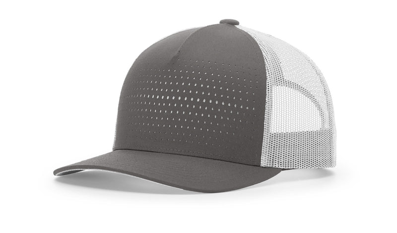 Richardson Laser Cut Five Panel Trucker Hat