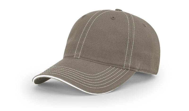 Richardson Washed Chino Sandwich Visor Hat