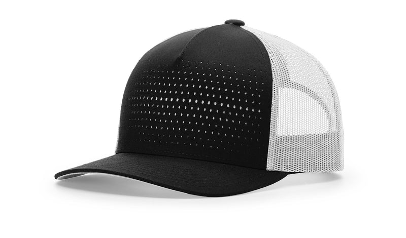 Richardson Laser Cut Five Panel Trucker Hat