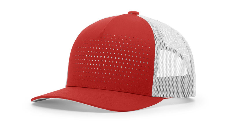 Richardson Laser Cut Five Panel Trucker Hat