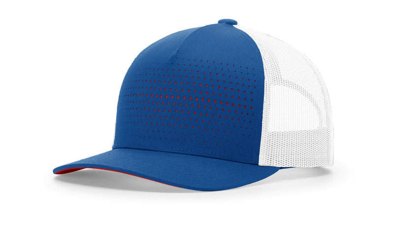 Richardson Laser Cut Five Panel Trucker Hat