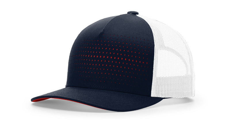 Richardson Laser Cut Five Panel Trucker Hat