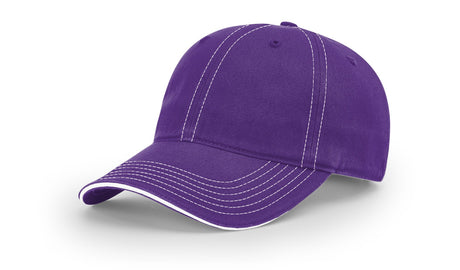 Richardson Washed Chino Sandwich Visor Hat Richardson