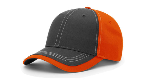 Richardson Charcoal Front with Contrast Stitching Hat Richardson