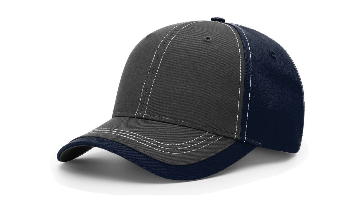 Richardson Charcoal Front with Contrast Stitching Hat Richardson