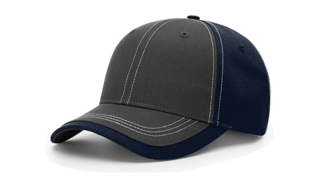 Richardson Charcoal Front with Contrast Stitching Hat Richardson