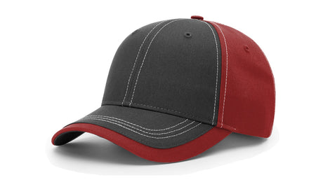 Richardson Charcoal Front with Contrast Stitching Hat Richardson