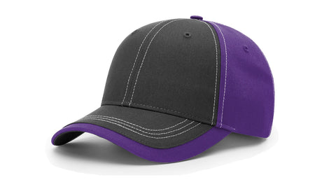Richardson Charcoal Front with Contrast Stitching Hat Richardson