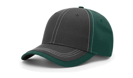 Richardson Charcoal Front with Contrast Stitching Hat Richardson