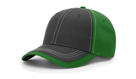 Richardson Charcoal Front with Contrast Stitching Hat Richardson
